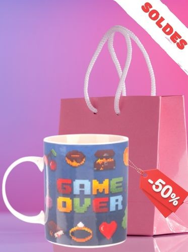 Solde -30% mug game over
